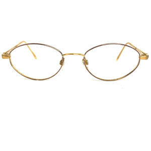 TURA MOD 857 VIO Eye Glasses Frames Size Gold 53-19-130‎ H17389